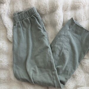 Brandy Melville Sage Green Pull-On Joggers
